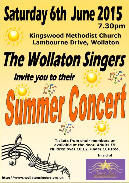 Summer 2015 Concert poster A4